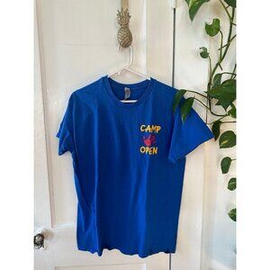 Gildan size Large Camp Open No Bad Days shirt